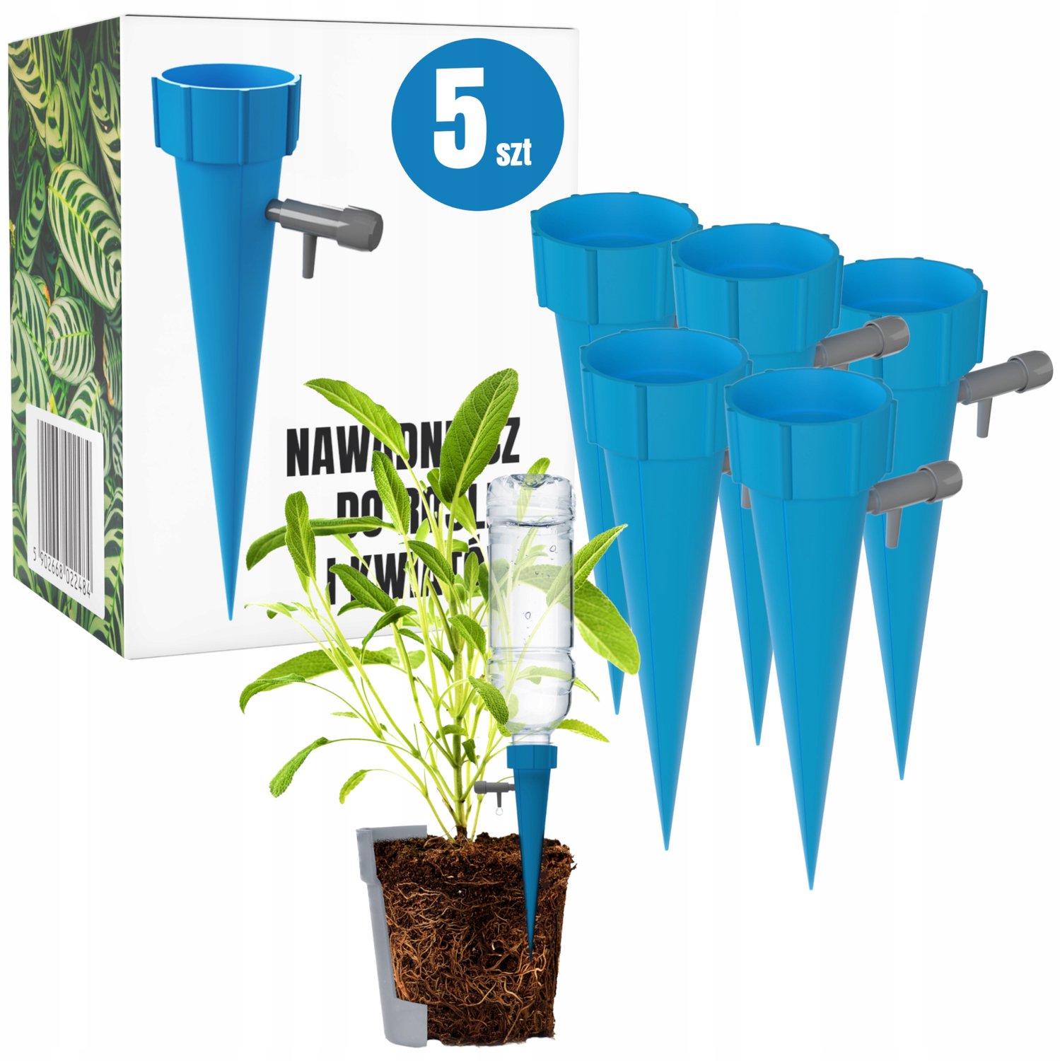 5x Plantenwatergever met Kraantje - Automatische Waterdispenser voor Potplanten