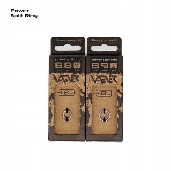 Merkloze Visringen 8mm 68kg - Set van 8 stuks — afbeelding 3