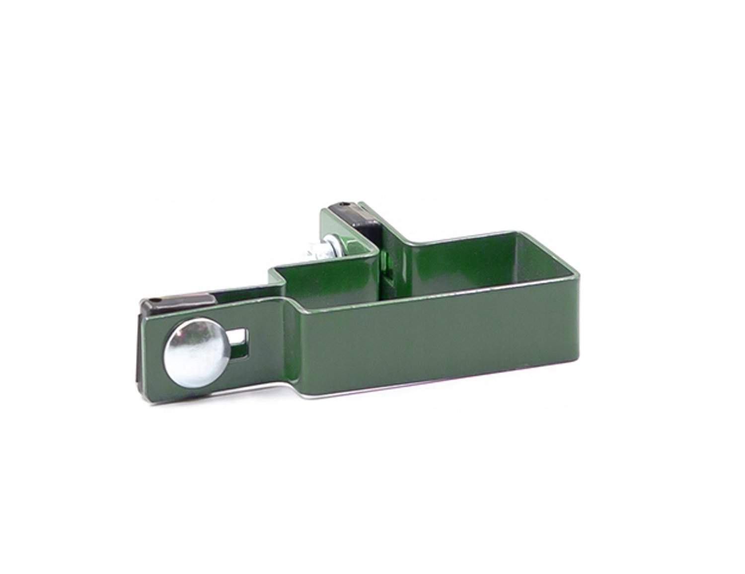 Hoekbeugel voor hekpanelen 40x80mm groen, 2mm dik