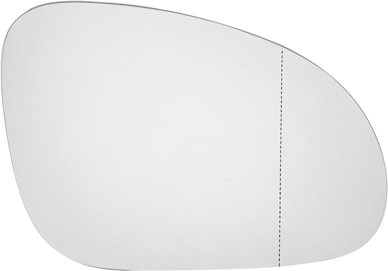 Vervangende Spiegelglas voor VW Jetta, Golf, Passat en Skoda Superb - Verwarmd, Passagierszijde, Hoogwaardige Kwaliteit