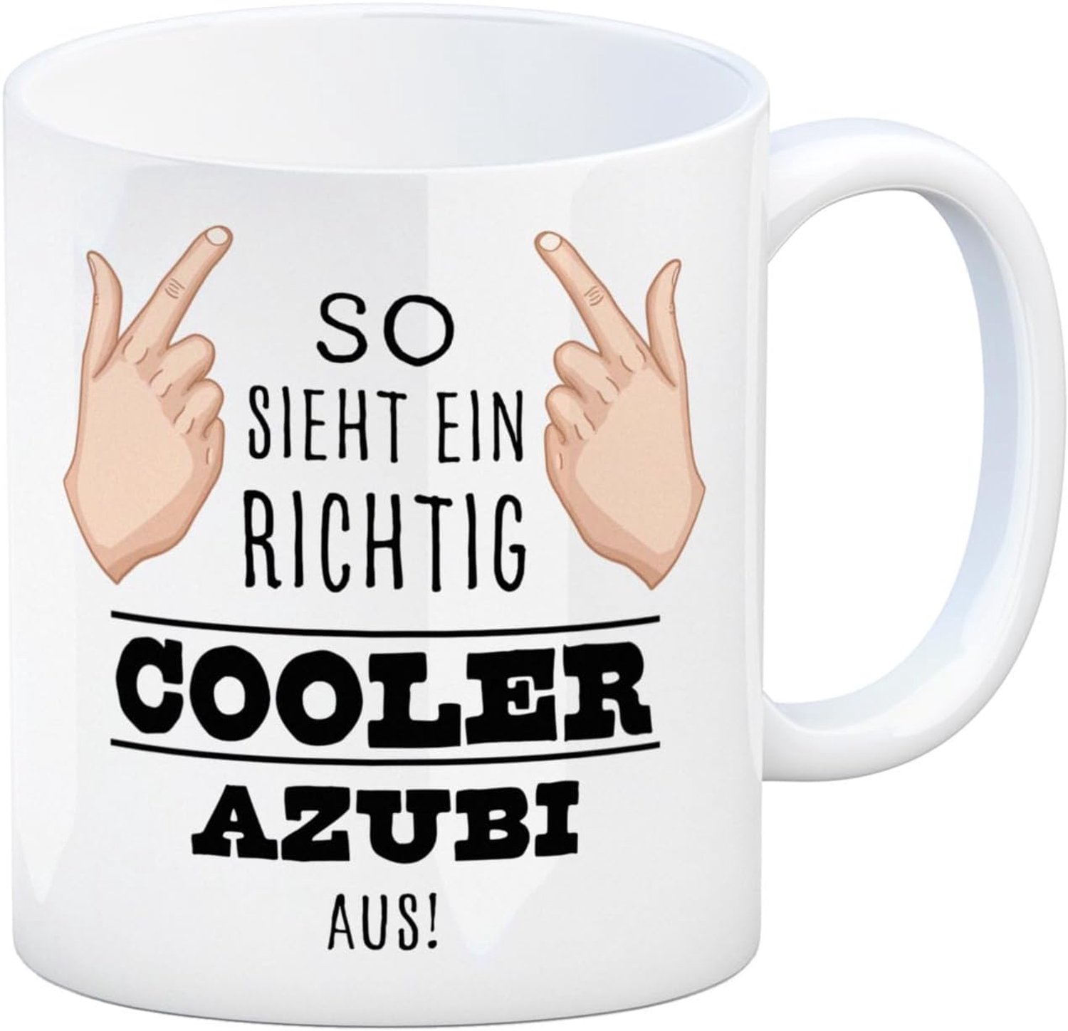 Ziet een echt coole stagiair eruit Koffiemok voor op het werk Grappige koffiemok voor op kantoor of als cadeau voor de stagiair