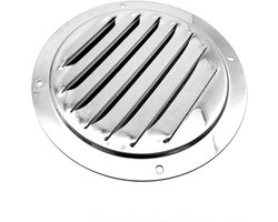 5 inch ronde ontluchting, roestvrij staal 316, ronde luchtuitlaten, afvoerluchtuitlaten, rooster met netgat, jachtjaloezieën, luchtterugvoerontluchting, marine-hardware-accessoires