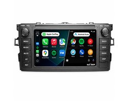 Navibop Autoradio geschikt voor Toyota Auris 2007 t/m 2012 - Draadloos Apple CarPlay & Android Auto - 9 inch touchscreen - Android 15 - 2GB/32GB - Navigatie - Bluetooth - DAB+ ready - 2 din - 2007 2008 2009 2010 2011 2012