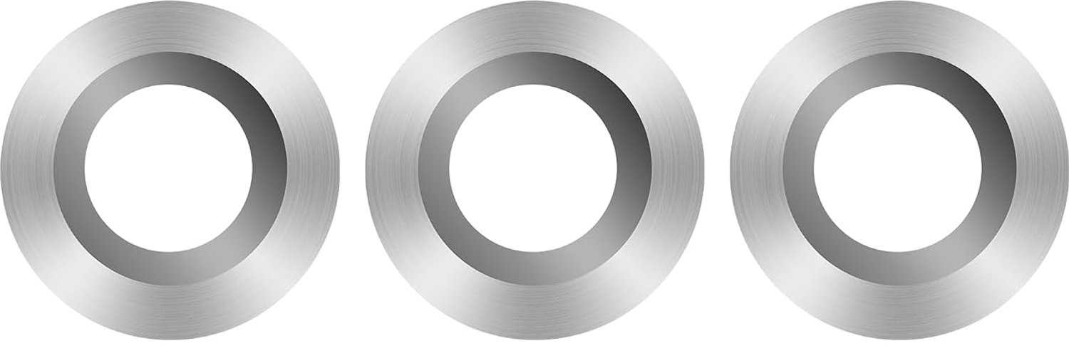 Draaien Gereedschap Carbide Getipt 15x2,5Mm Ronde Carbide Cutter Inserts Voor draaibeitels en Houtbewerking Draaibank Tool, 3 stks