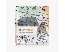 kwmobile cover voor oordopjes case - geschikt voor EarFun Air Pro 4+ / Air Pro 4 Plus - Trendy beschermhoes draadloze oordopjes in donkergroen