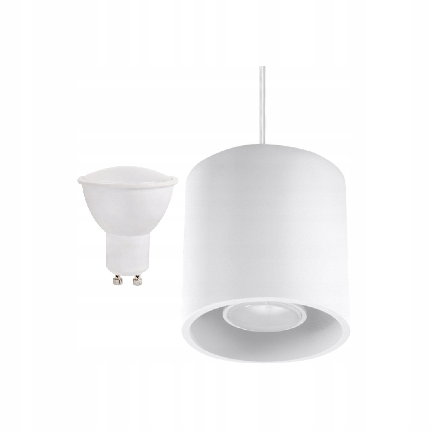 AMERO 1 Hanglamp Wit GU10 10W - Inclusief LED Lamp