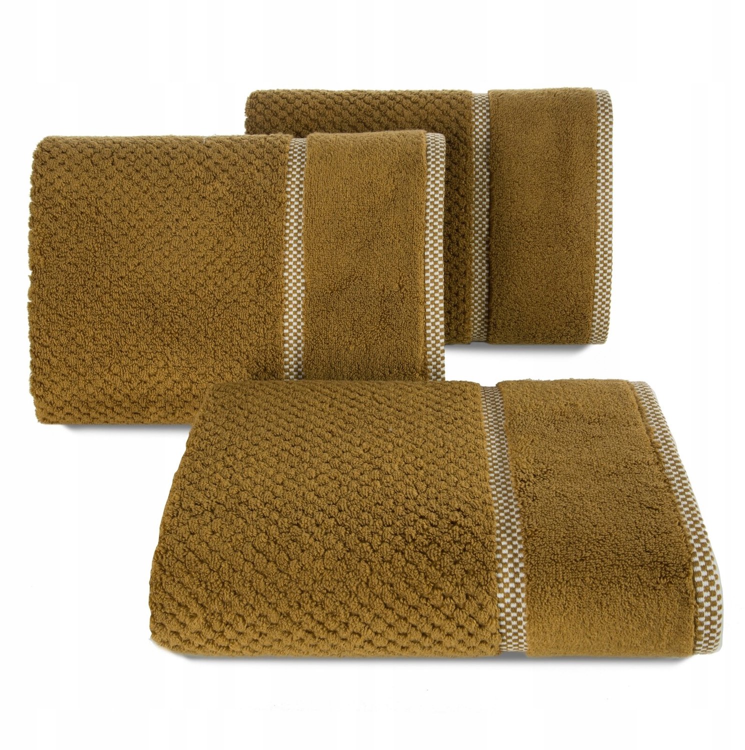 Luxe Badhanddoek Caleb 540 GSM 70x140 cm Honingkleurig