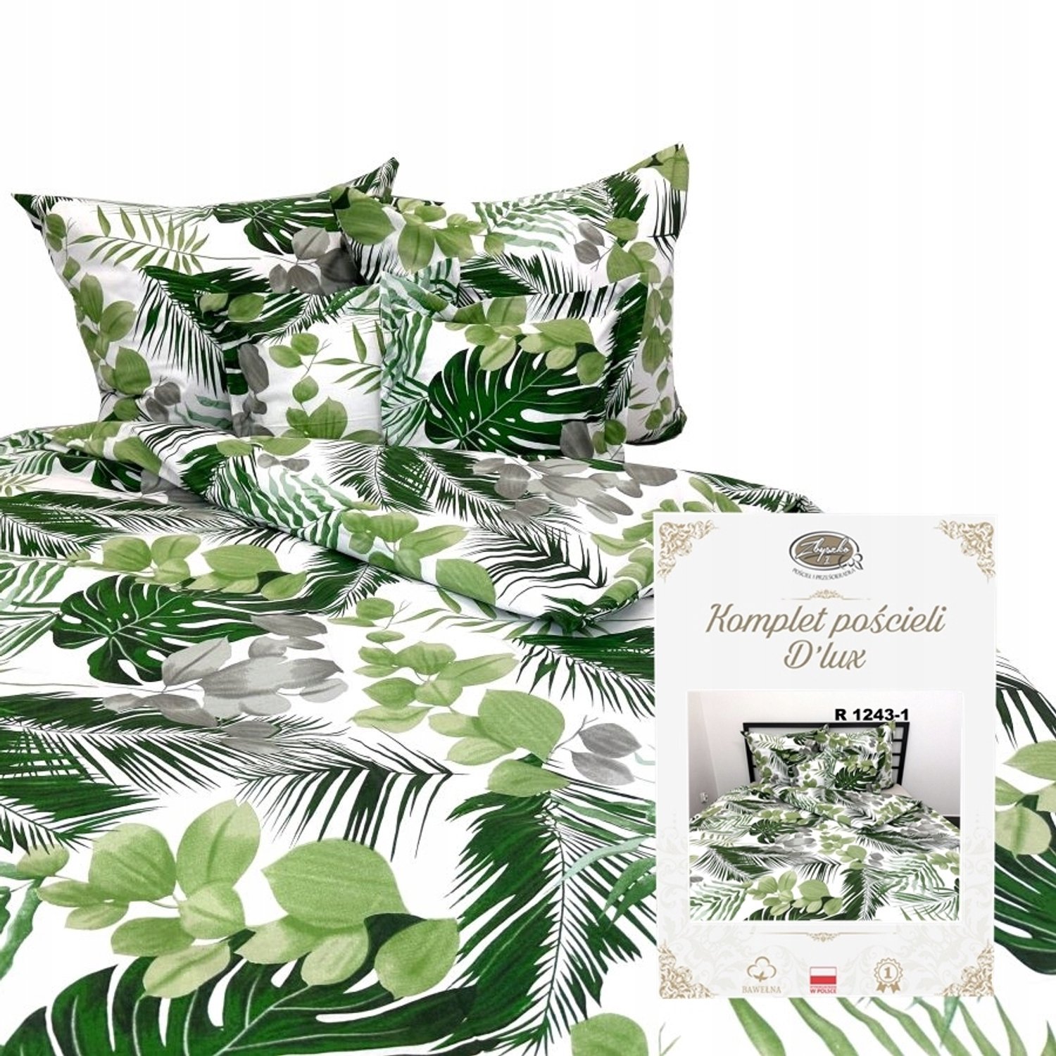 100% Katoenen Dekbedovertrek D'LUX 220x200 cm - Nederlands Product