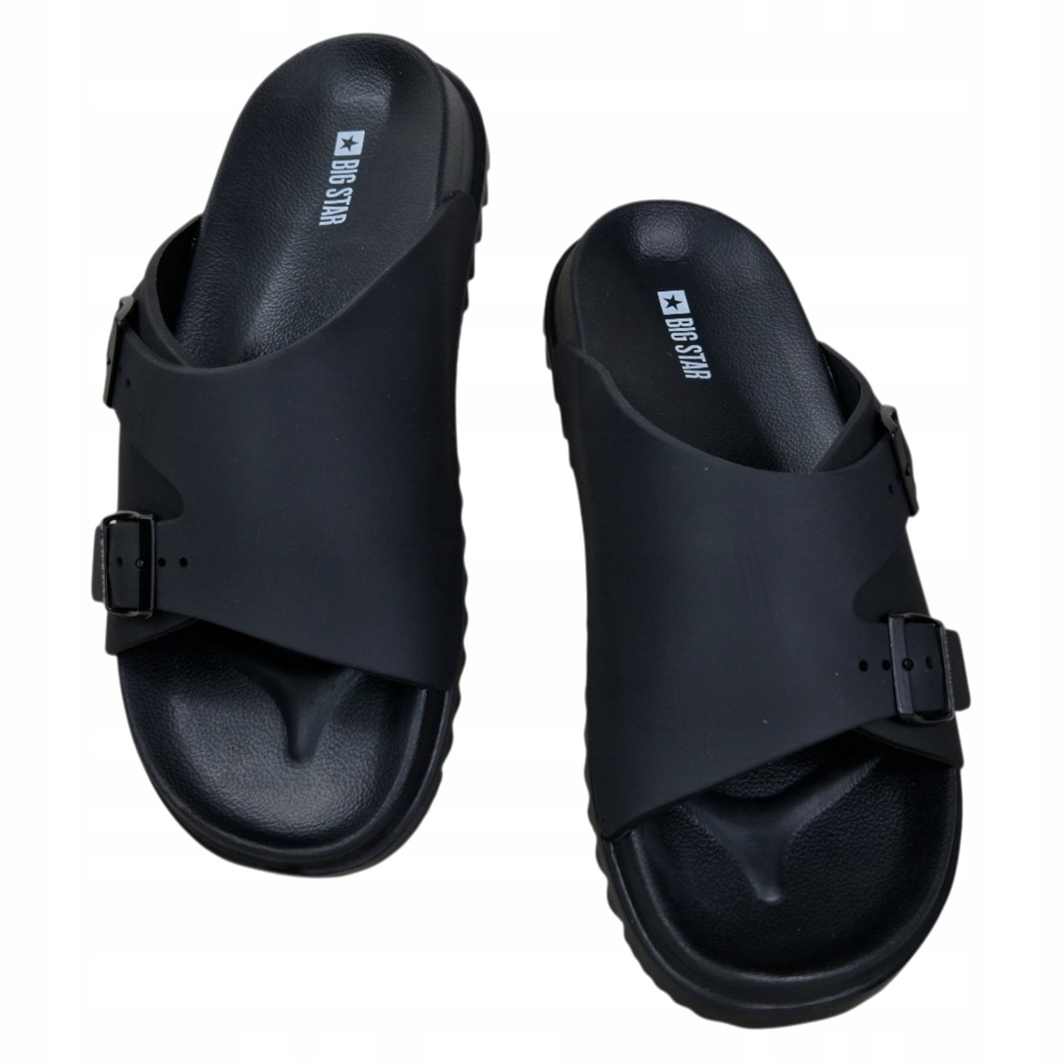 Big Star Heren Slippers Zwart - Sportief & Elegant - Maat 41