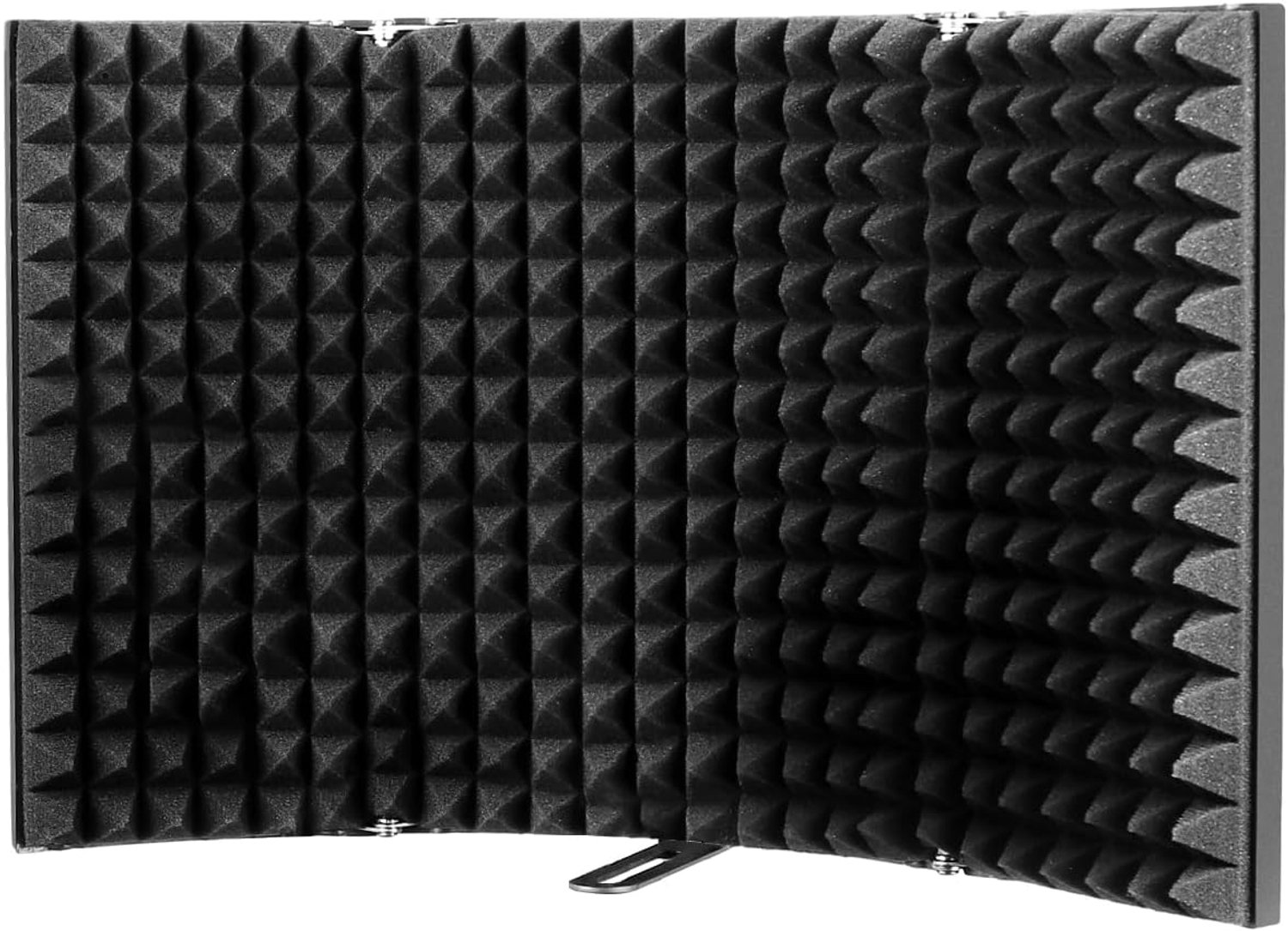 Microfoonisolatie, geluidsisolatie, 3 panelen, popfilter, geluidsabsorberend, microfoonisolatiescherm, instelbaar microfoonisolatiebord, zang opnamepaneel, voorruit