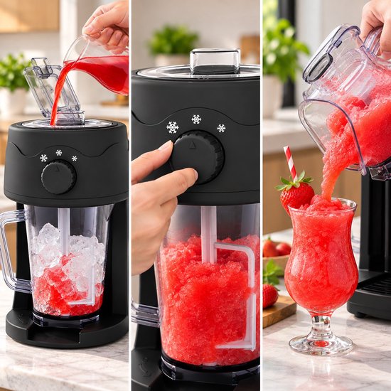 Nexxt Slushy Maker en Ice Crusher - 1 liter - 3 Maalstanden - 30W van nexxt — afbeelding 2