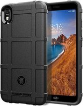 Hoesje voor Xiaomi Redmi 7A - Beschermende hoes - Back Cover - TPU Case - Zwart