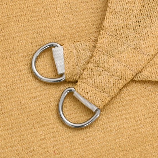 vidaXL - Voile d'ombrage - 160 - g/m² - rectangulaire - 2,5 x 3 - m - PEHD - couleur sable