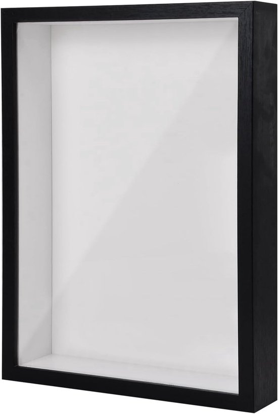 AHANDMAKER Cadre Acrylique Double Face Pour Billets De Dollar, Photos Et Timbres - 20x10cm