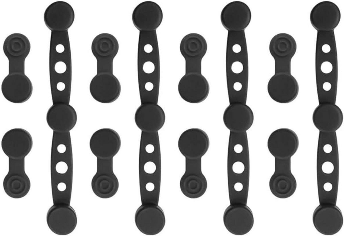 12x Magnetische Clips voor Airfryer - Hittebestendige Siliconen Houders voor Bakpapier