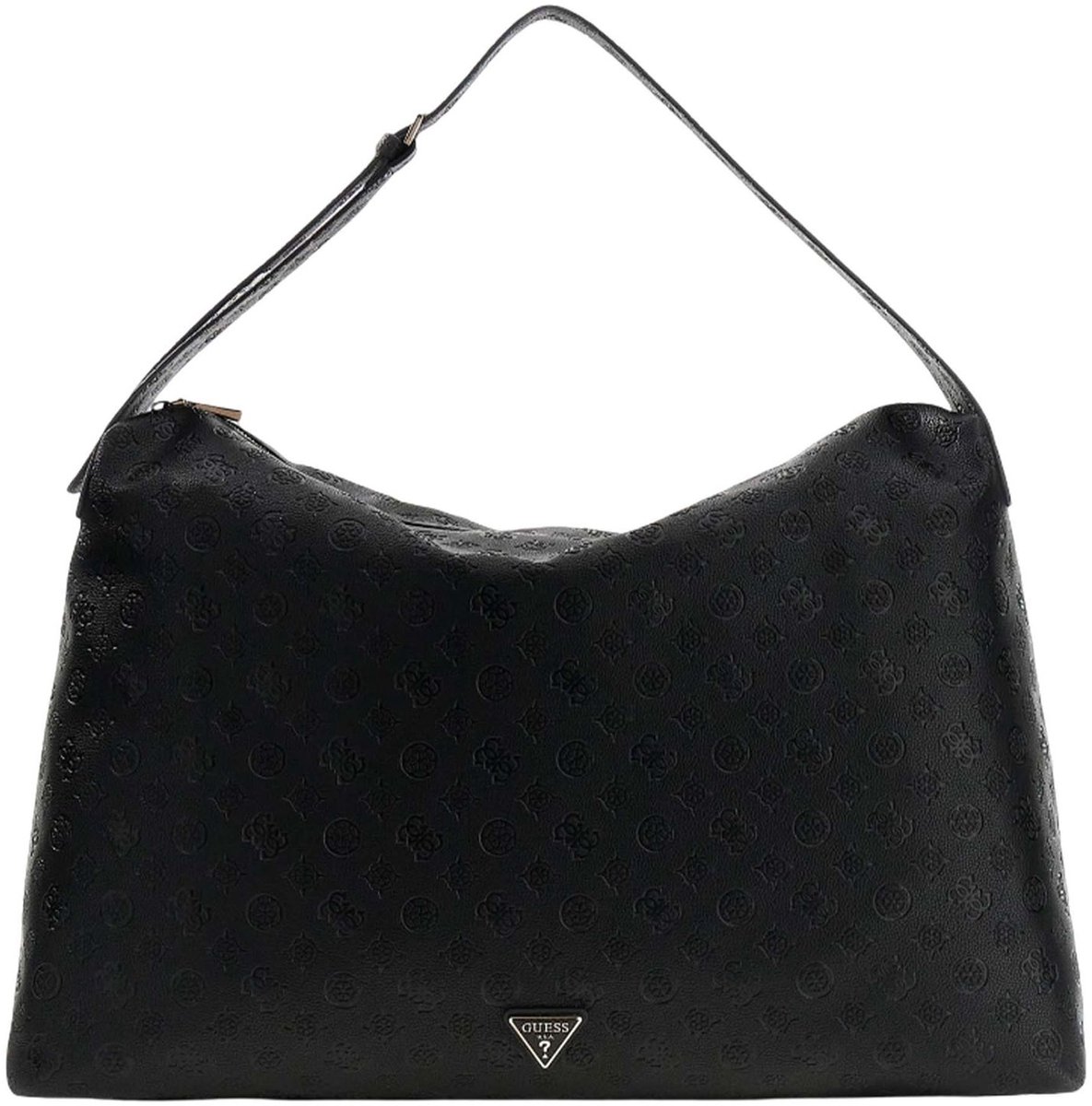 GUESS reistas schoudertas Wilder Oversized Hobo Bag Black zwart