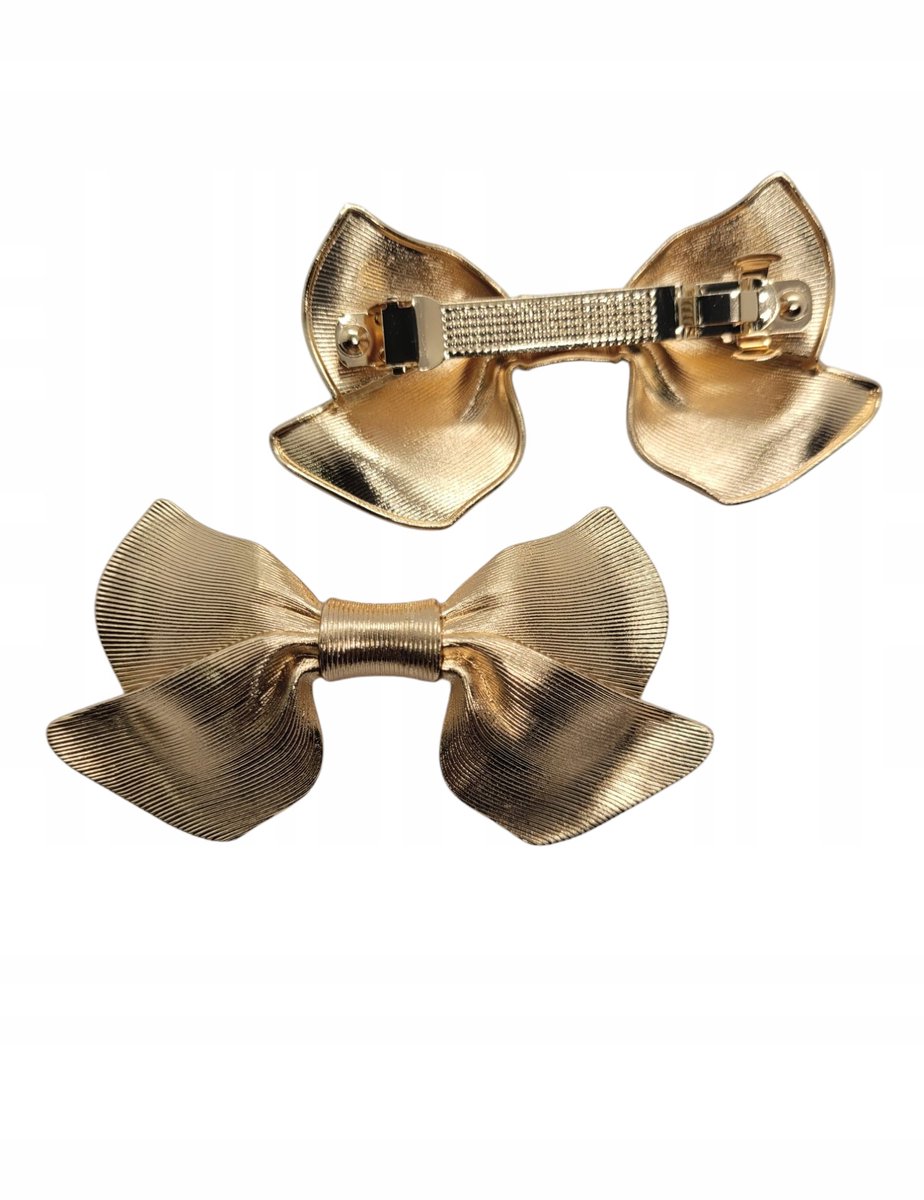 Automatische haarclip Goud - Decoratieve Metalen haarclip