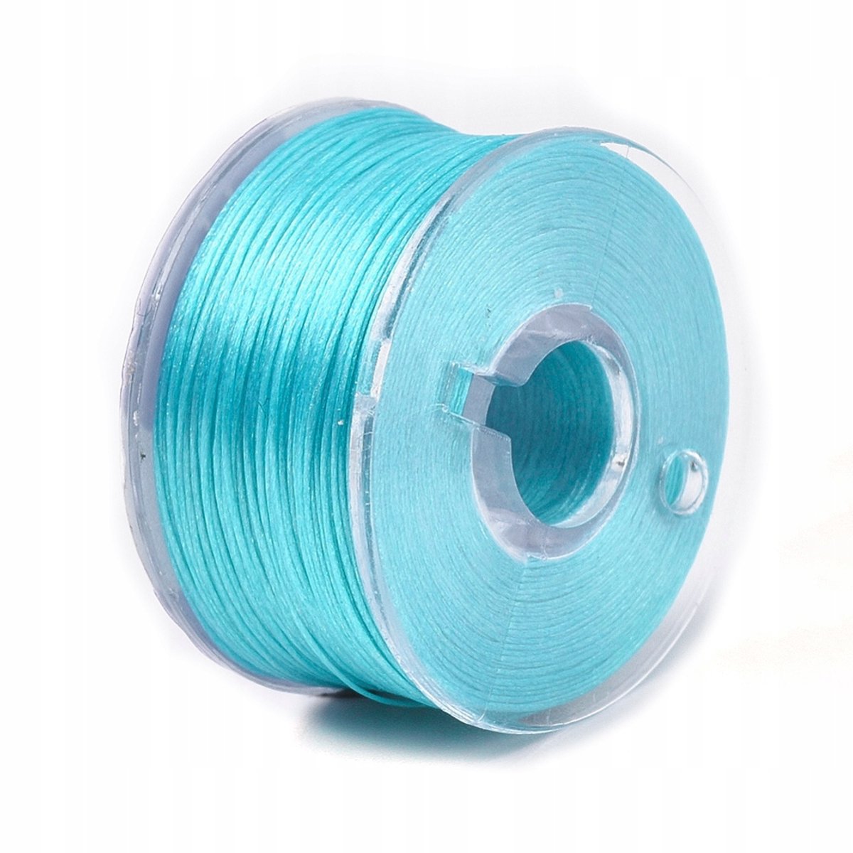 Merkloze Polyester Draad voor Kralen, Blauw, 0.1mm, 45m