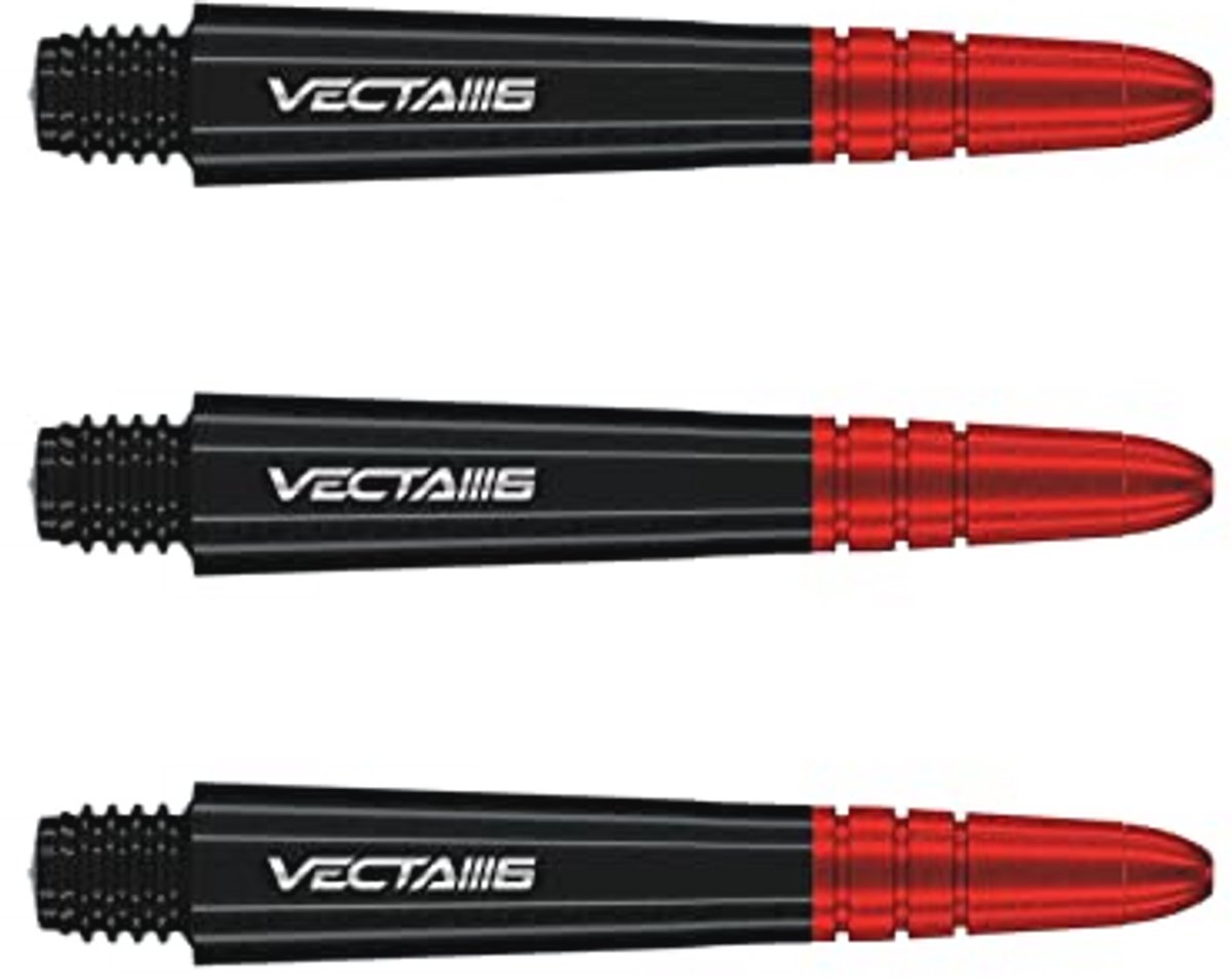 Korte nylon ringgreep dartstelen - Vecta Blade 6