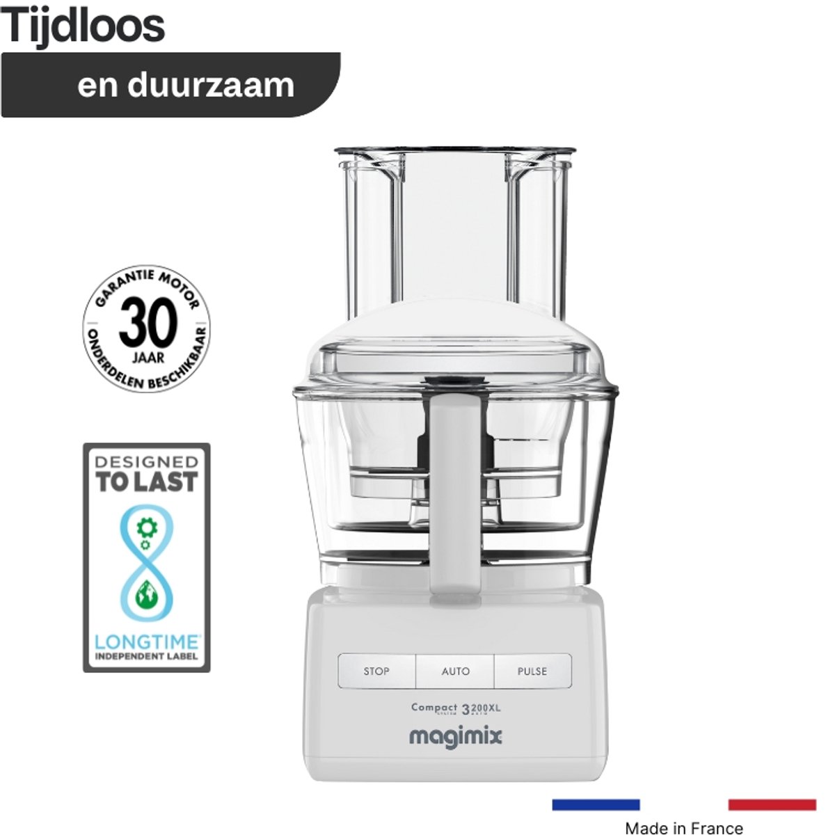 Magimix CS 3200 XL - Foodprocessor - Keukenmachine - Wit thumbnail 3