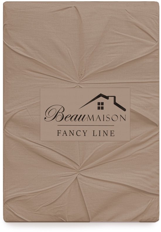 Beau Maison Dekbedovertrek Augustine Taupe 200x200/220 cm + 2 kussenslopen van Merkloos — afbeelding 5