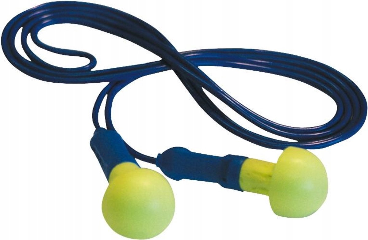 3M EAR Push-In Oordopjes met Koord - 100 Paar