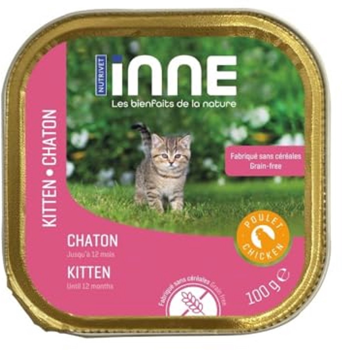 Terrine voor Kitten met Kip - 100g
