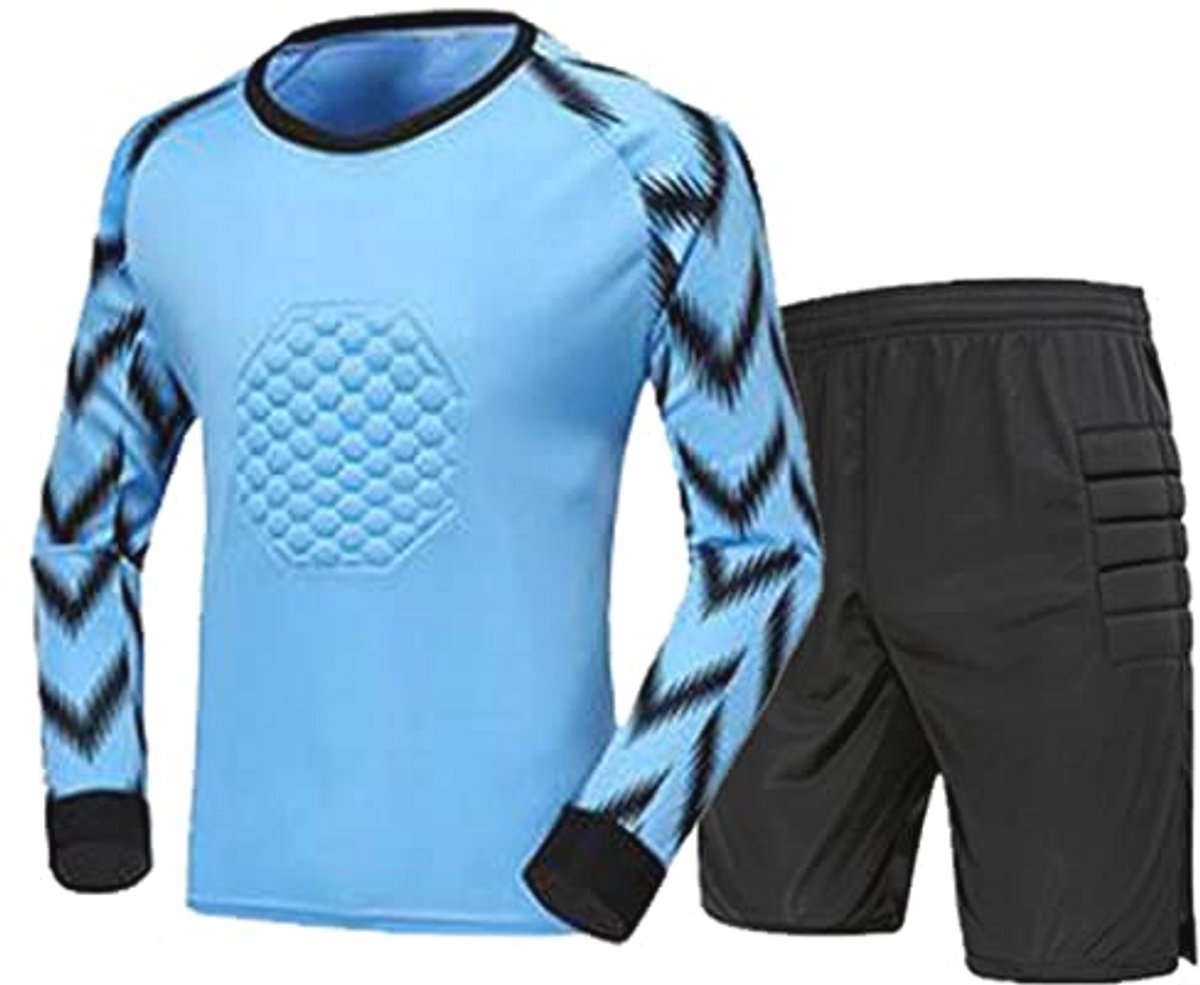 Voetballen voor Kinderen Keeperset met Korte Broek en Sporttop