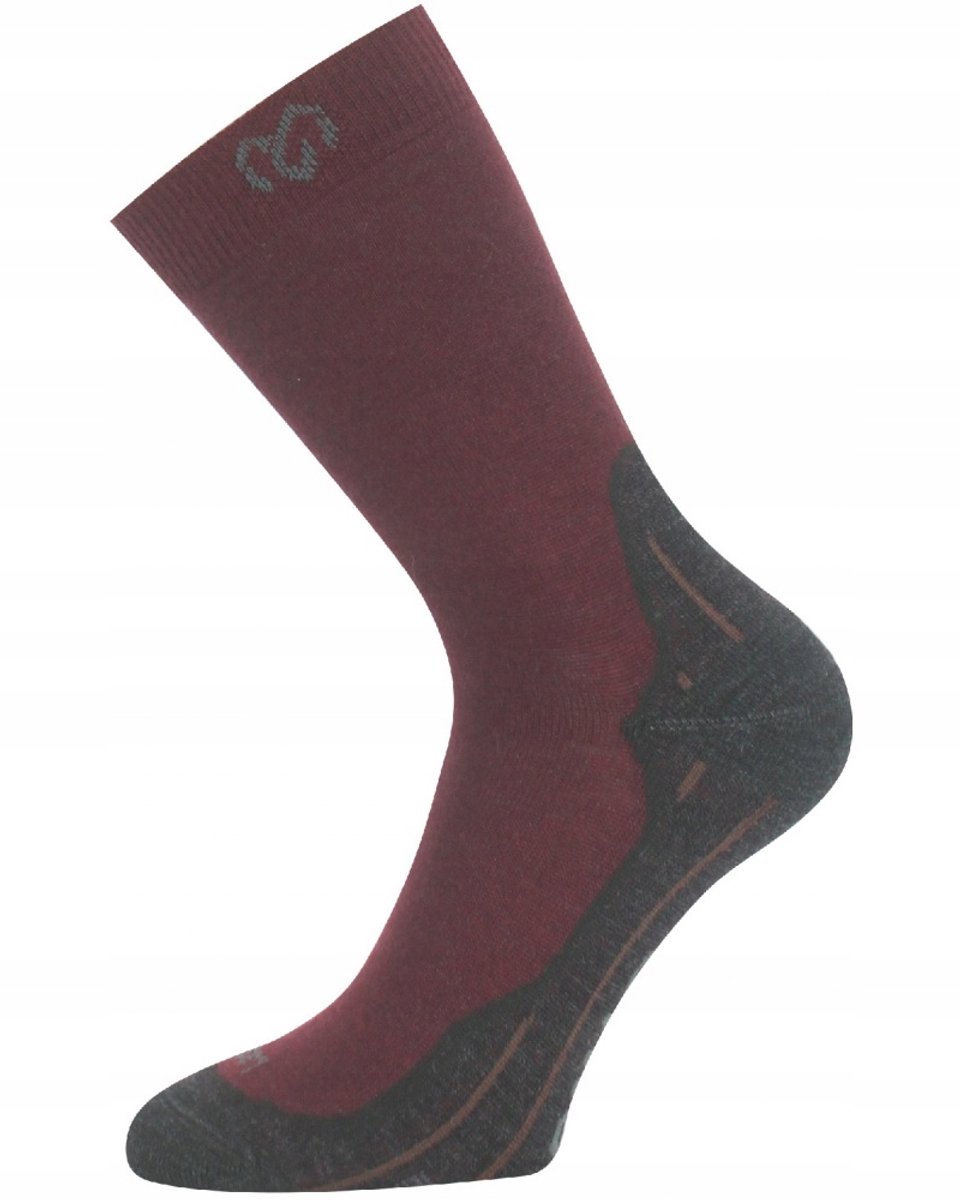 Lasting Merino Wool Trekkingsokken Rood