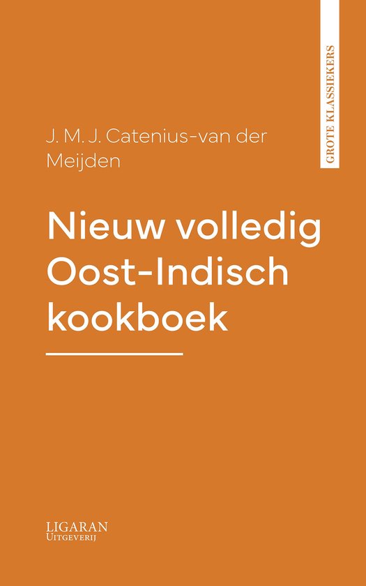 Nieuw volledig Oost-Indisch kookboek - cover