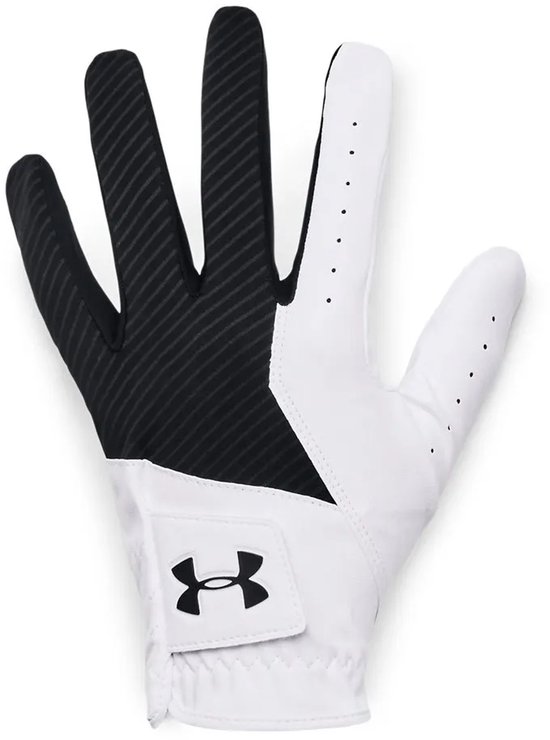 Under Armour Heren Golfhandschoen Medal Wit/Zwart Linker handschoen (rechtshandige speler) Mt. S van Merkloos — afbeelding 5