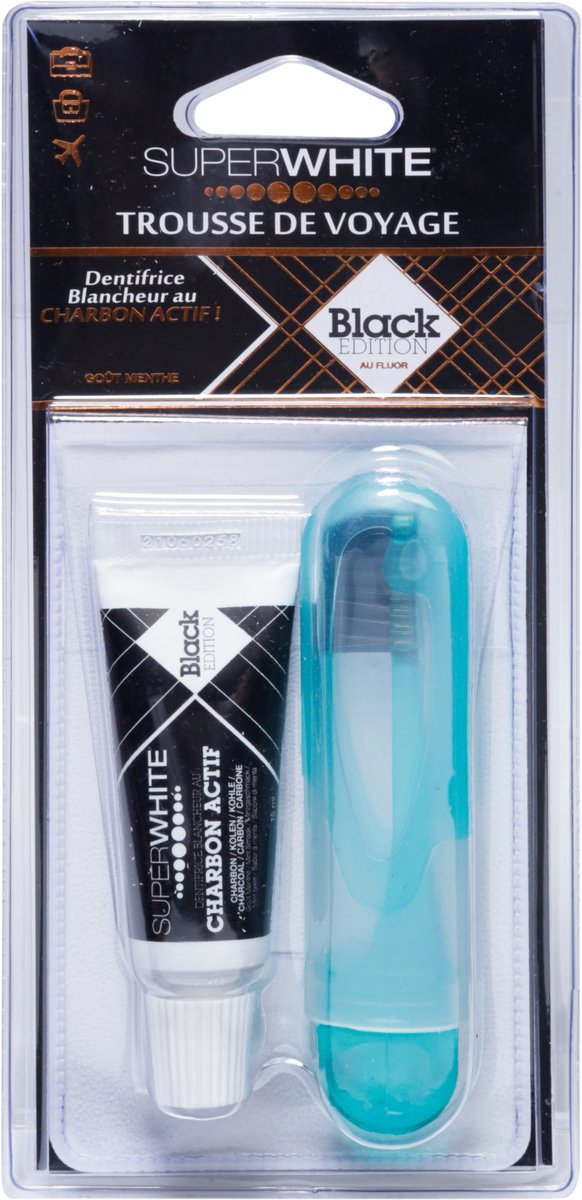 SUPERWHITE Black Edition Tandpasta - Reis
