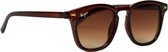 Haga Eyewear Zonnebril Copenhagen - Bruin - Bruine Lenzen - Unisex - 100% UV-A en UV-B Bescherming - Inclusief Microvezel Pouch