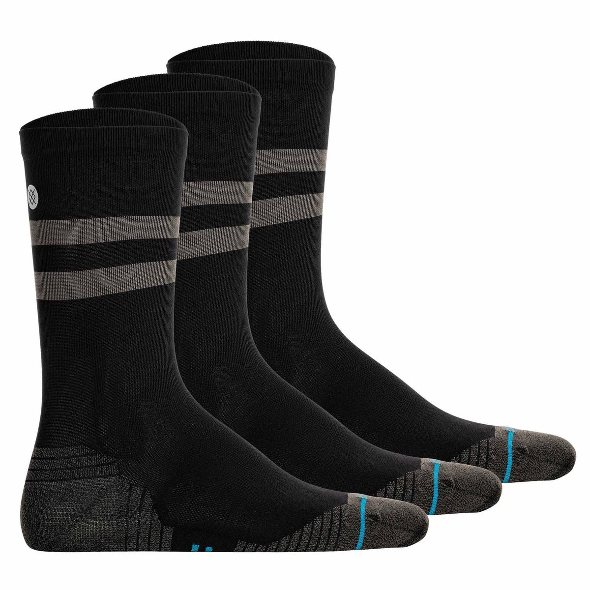 Stance unisex performance freshtek infiknit 3P sokken franchise ultralight zwart