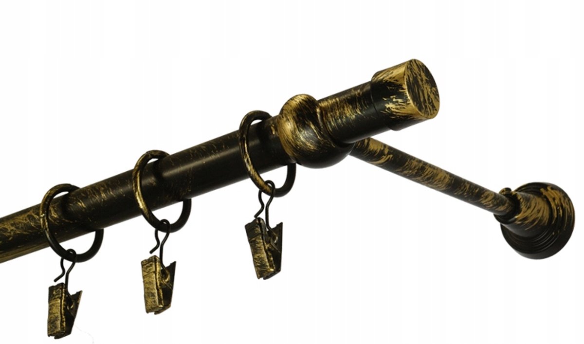 UNO Metalen Gordijnroede 19mm Enkel 290cm - Compleet & Robuust