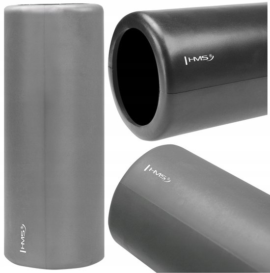 HMS FS111 Foam Roller Grijs - 33cm - Zachte Massage voor Spierherstel