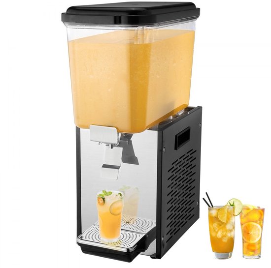 Dispenser Bevande LOBERON In Vetro Soffiato - Capacità 2,5 Litri, Con Rubinetto Acciaio, Incisione Giglio