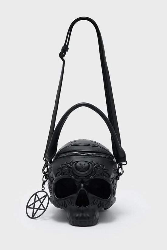 Sac à main Killstar Contact The Dead Skull pour femme - Noir - Standard