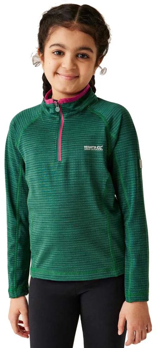 Regatta Berley Fleece Met Halve Rits 5-6 Years Meisjes Roze
