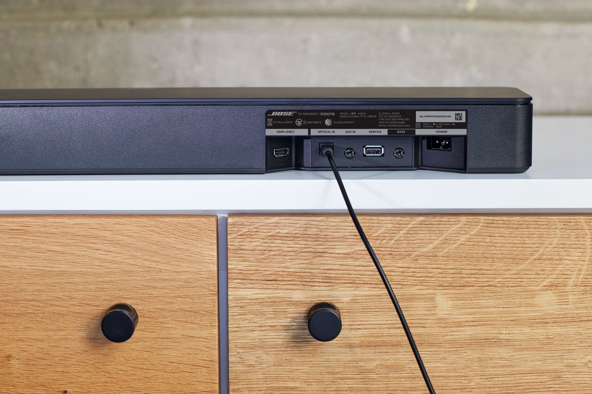 Bose TV Speaker - Soundbar - Zwart – foto 7