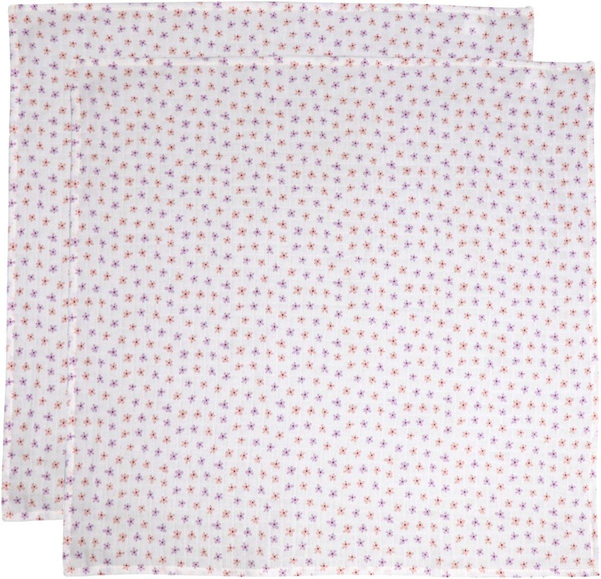 MamaLoes Bloemen 120 x 120 cm Hydrofiel Multidoek 2 Stuks