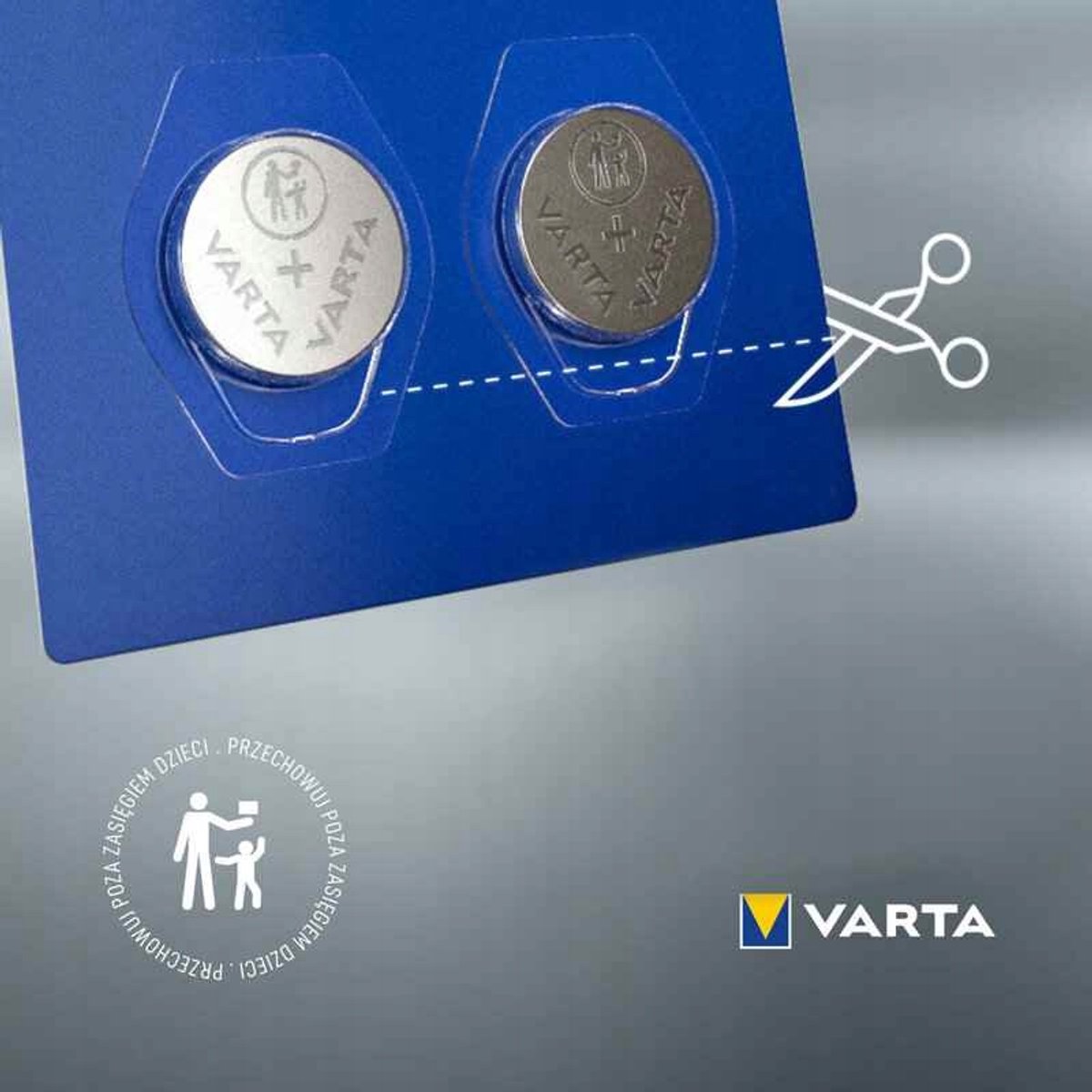 Varta - Lithium Knoopcel Batterij CR2032 - 3V - 1 Stuk - 230 mAh - Kindveilige Verpakking