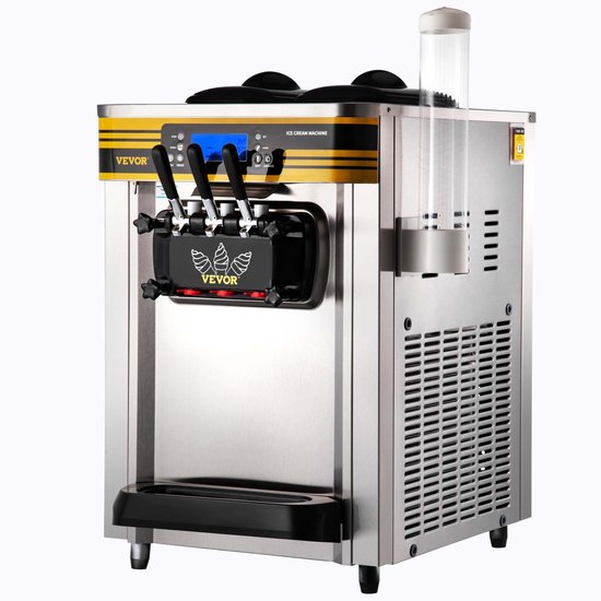 VEVOR Softijsmachines Ice Cream Machine Commerciële Softijsmachine IJsmachine 2350W 22-30L/H 3 Smaken van Merkloos — afbeelding 2