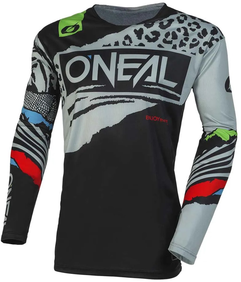 Oneal Mayhem Wild V.23 T-shirt Met Lange Mouwen 14 Years Jongen Zwart
