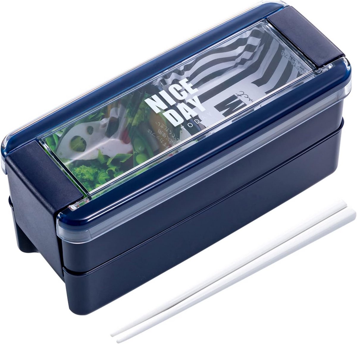 Lunchbox Kunststof Marineblauw - Compact & Draagbaar Voedselcontainer
