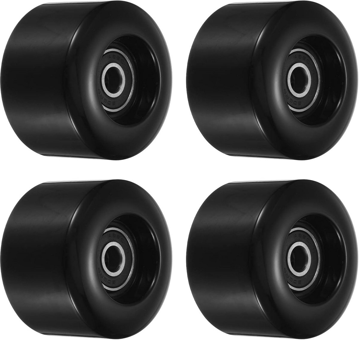 Set van 4 Skateboard Wielen 55mm met ABEC-9 Lagers - Geschikt voor Cruisers en Stuntsteps