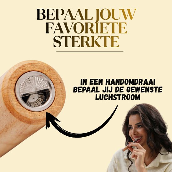 SWF Airvaper - Vape - Incl. 6 Smaken - Stoppen met Roken - Alternatief  Nicotine Pleisters - Fidget Toys - Anti Stress - Ademhalingsketting