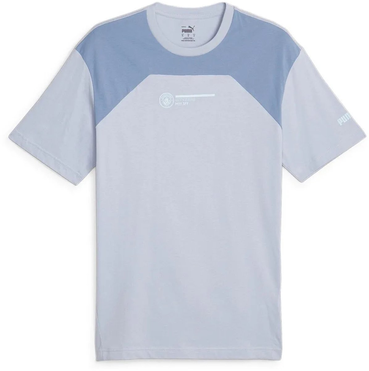 Puma Mcfc Football Culture T-shirt Met Korte Mouwen Blauw L Man,Vrouw
