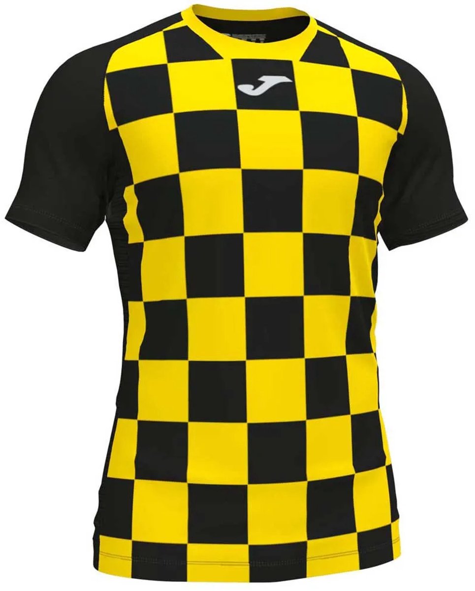 Joma Flag Ii T-shirt Met Korte Mouwen Geel,Zwart S Man