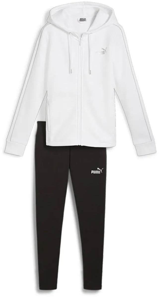 Puma Metallic Trainingspak Vrouw Wit